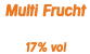Multi Frucht 17% vol